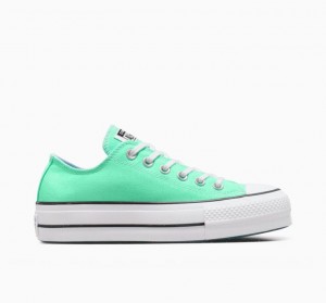 Tenis Plataforma Converse Chuck Taylor All Star Lift Mujer Turquesa | COLOMBIA Z4653L