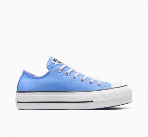 Tenis Plataforma Converse Chuck Taylor All Star Lift Mujer Azules | COLOMBIA J3674X