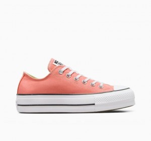 Tenis Plataforma Converse Chuck Taylor All Star Lift Mujer Coral | COLOMBIA P3680U