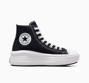 Tenis Plataforma Converse Chuck Taylor All Star Move Mujer Negras | COLOMBIA K2685E