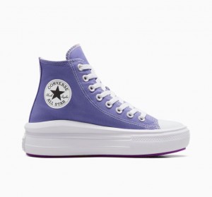 Tenis Plataforma Converse Chuck Taylor All Star Move Seasonal Color Mujer Azules | COLOMBIA C7061M