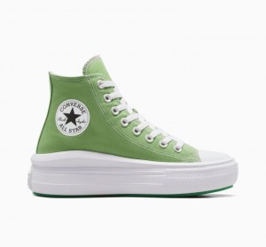 Tenis Plataforma Converse Chuck Taylor All Star Move Seasonal Color Mujer Verde Claro | COLOMBIA R3475Y