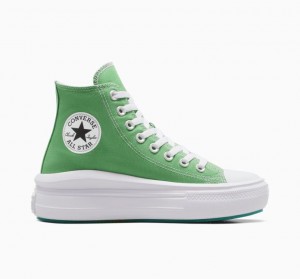 Tenis Plataforma Converse Chuck Taylor All Star Move Seasonal Color Mujer Verde Claro | COLOMBIA S0672K