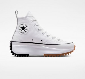 Tenis Plataforma Converse Run Star Hike Foundational Leather Hombre Blancas | COLOMBIA Y6492T