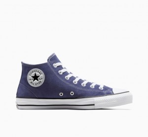 Tenis Skate Converse Chuck Taylor All Star Pro Suede Hombre Azules | COLOMBIA L3498O