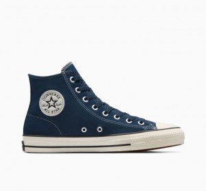 Tenis Skate Converse Chuck Taylor All Star Pro Suede Hombre Azul Marino | COLOMBIA M0567E