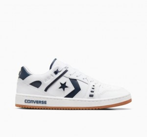 Tenis Skate Converse Cons AS-1 Pro Hombre Blancas Azul Marino | COLOMBIA J0263K