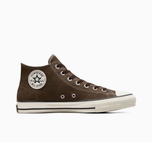 Tenis Skate Converse Cons Chuck Taylor All Star Pro Classic Suede Hombre Marrones Oscuro | COLOMBIA B2691O