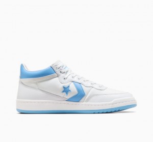 Tenis Skate Converse Cons Fastbreak Pro Leather Mujer Blancas Azules | COLOMBIA U3476E