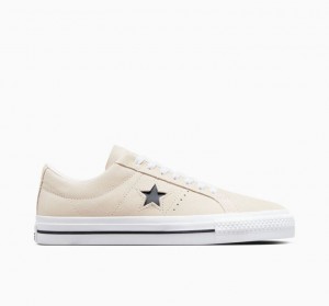 Tenis Skate Converse Cons One Star Pro Hombre Beige | COLOMBIA A9450Y