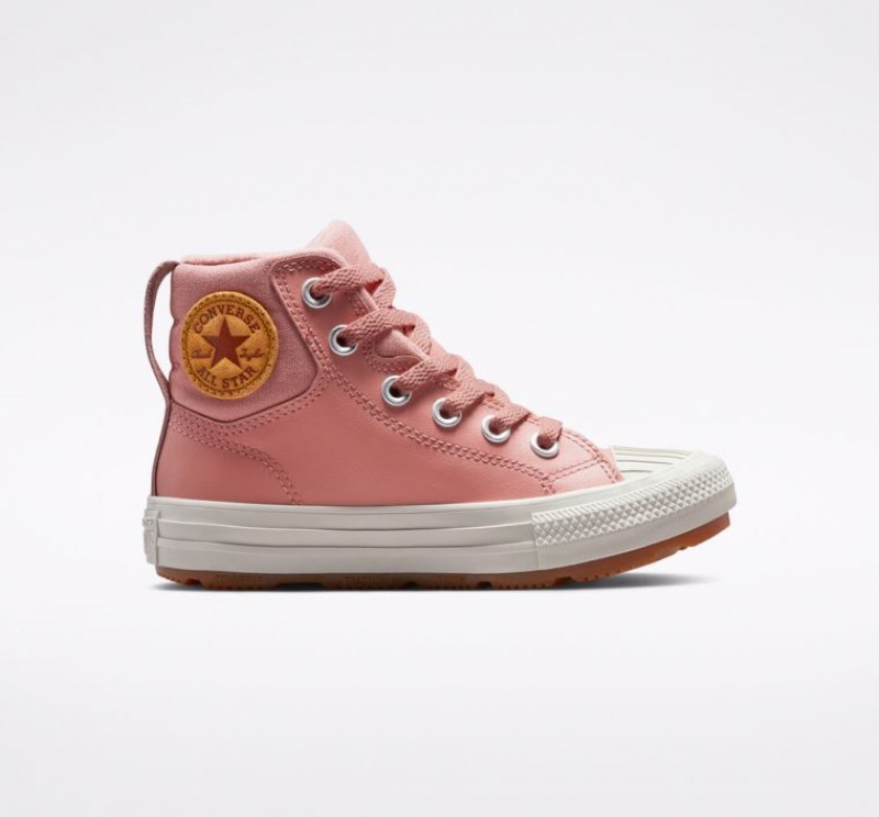 Botas Converse Chuck Taylor All Star Berkshire Leather Niños Rosas | COLOMBIA F0528H