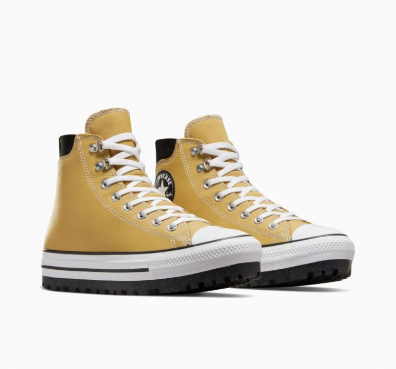 Botas Impermeables Converse Chuck Taylor All Star City Trek Hombre Limón | COLOMBIA D7109Z