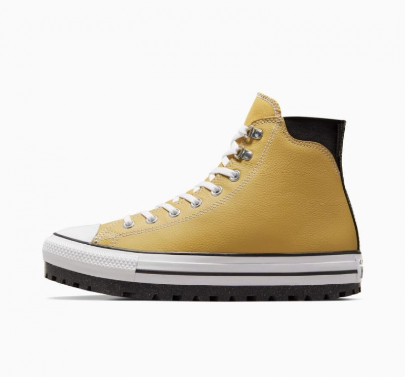 Botas Impermeables Converse Chuck Taylor All Star City Trek Hombre Limón | COLOMBIA D7109Z