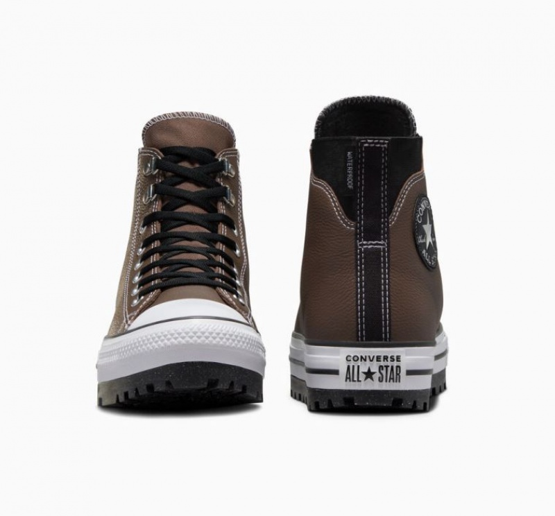 Botas Impermeables Converse Chuck Taylor All Star City Trek Hombre Marrones Oscuro | COLOMBIA Y9362A