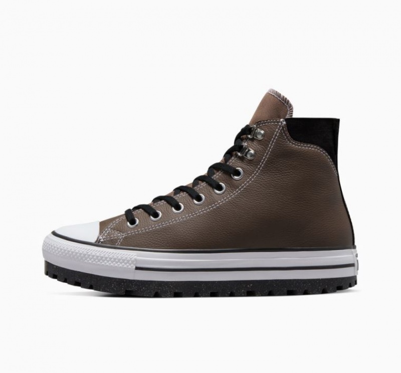 Botas Impermeables Converse Chuck Taylor All Star City Trek Hombre Marrones Oscuro | COLOMBIA Y9362A