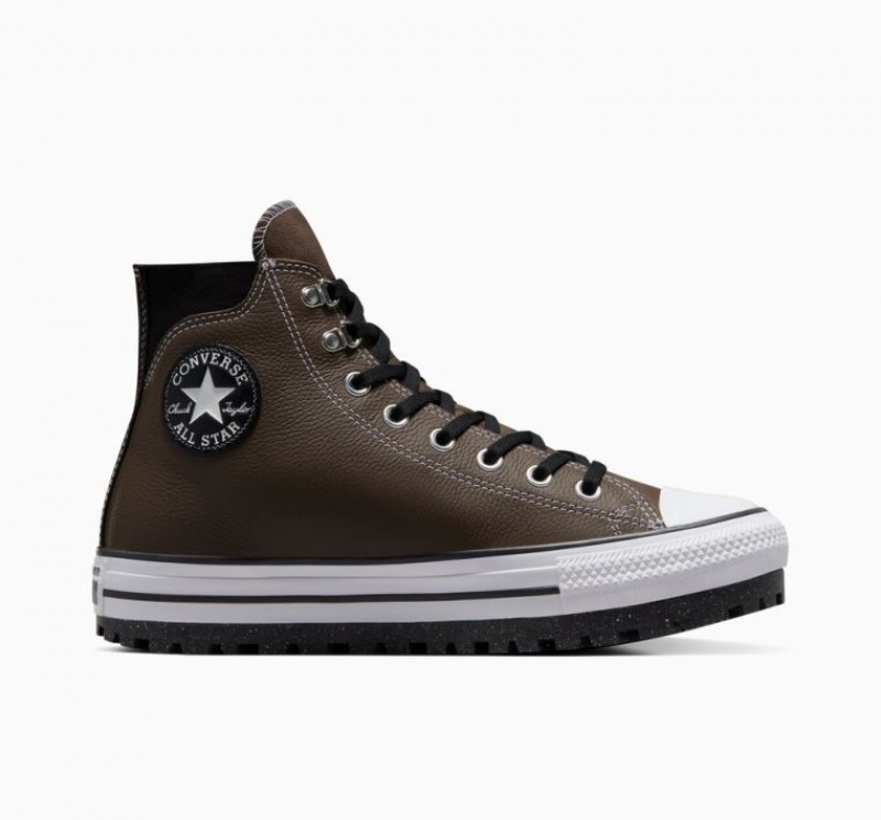 Botas Impermeables Converse Chuck Taylor All Star City Trek Hombre Marrones Oscuro | COLOMBIA Y9362A