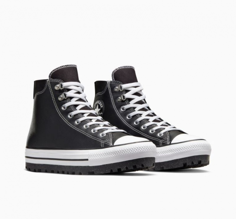 Botas Impermeables Converse Chuck Taylor All Star City Trek Hombre Negras | COLOMBIA O0439J