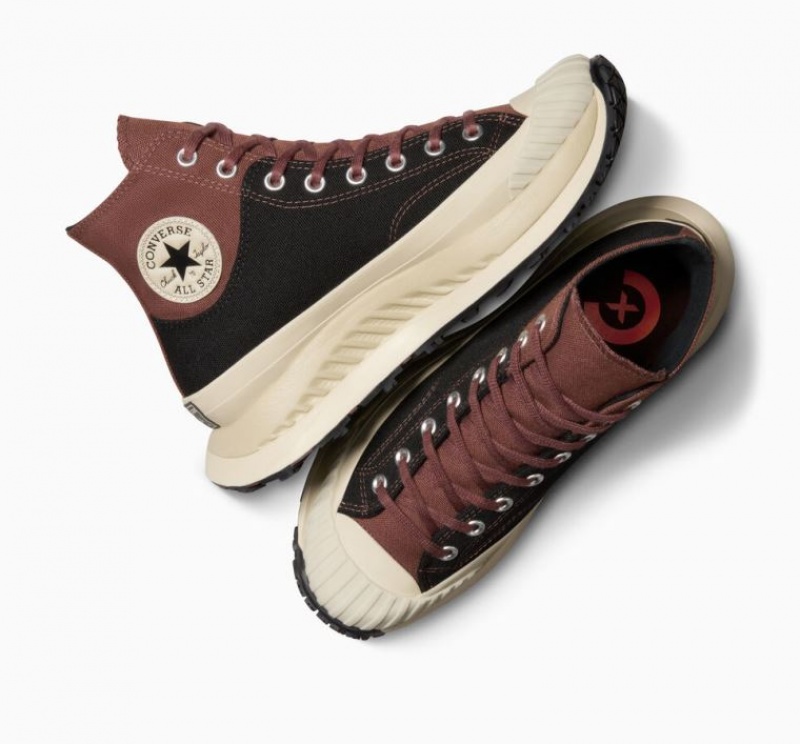 Tenis Converse Chuck 70 At-cx Altos Mujer Negras Marrones | COLOMBIA I4829K