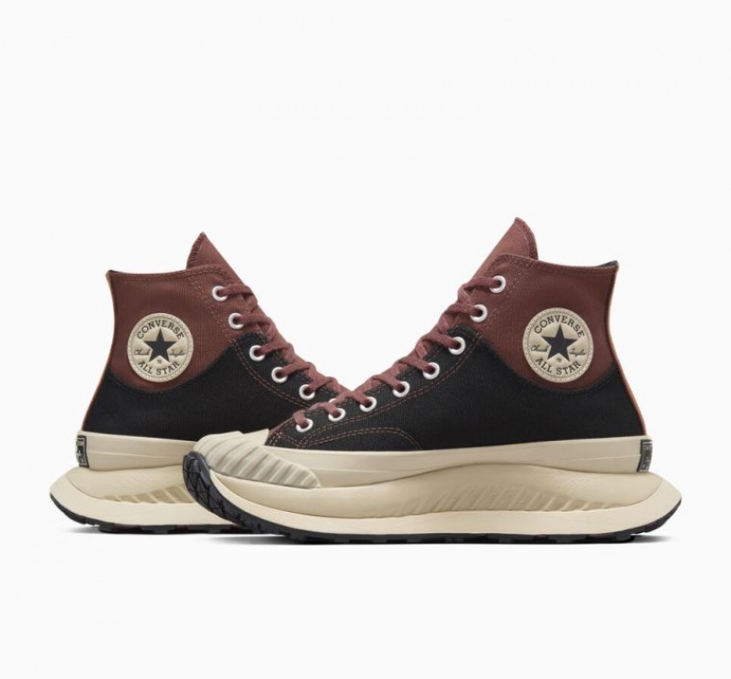 Tenis Converse Chuck 70 At-cx Altos Mujer Negras Marrones | COLOMBIA I4829K