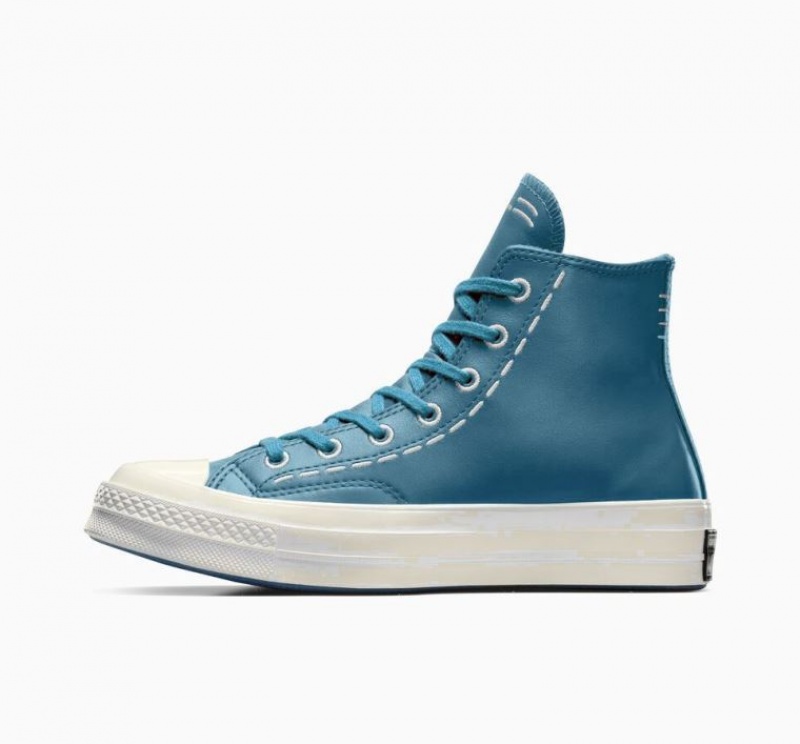 Tenis Converse Chuck 70 Bold Stitch Altos Mujer Turquesa | COLOMBIA X5084T