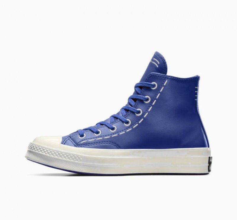 Tenis Converse Chuck 70 Bold Stitch Altos Mujer Azules | COLOMBIA I5702T