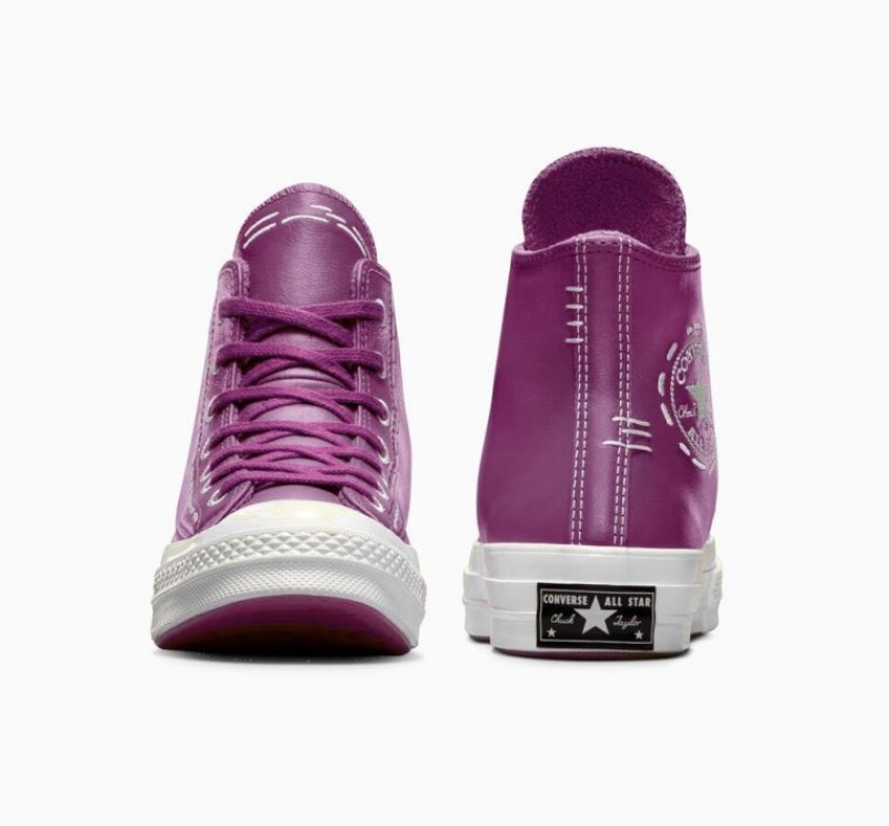 Tenis Converse Chuck 70 Bold Stitch Altos Mujer Fucsia | COLOMBIA J9483P