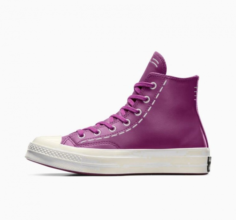 Tenis Converse Chuck 70 Bold Stitch Altos Mujer Fucsia | COLOMBIA J9483P