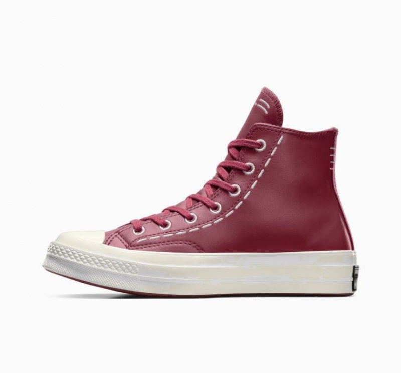 Tenis Converse Chuck 70 Bold Stitch Altos Mujer Rojas | COLOMBIA Q7286L