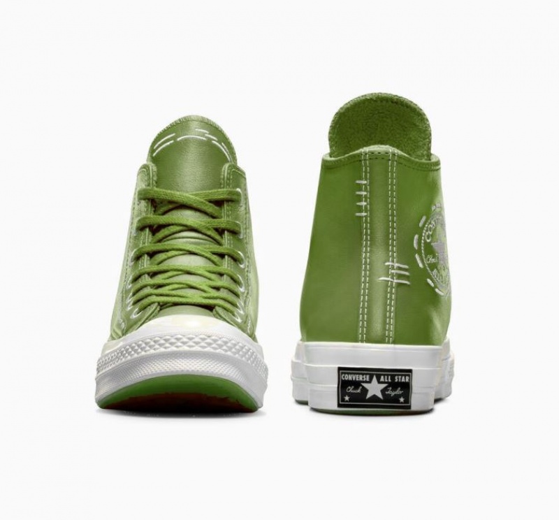 Tenis Converse Chuck 70 Bold Stitch Altos Mujer Verde | COLOMBIA M9403W