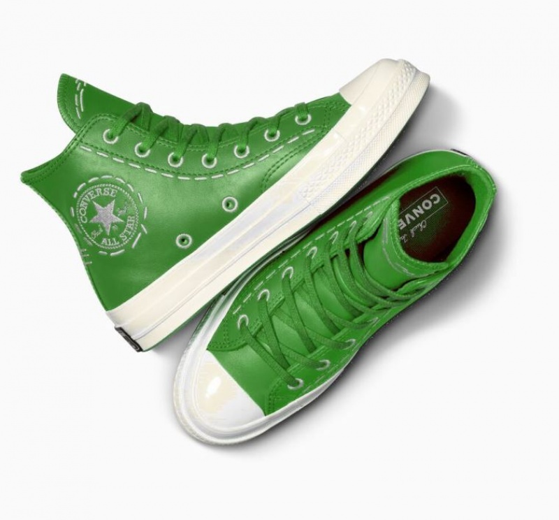 Tenis Converse Chuck 70 Bold Stitch Altos Mujer Verde | COLOMBIA L2953X