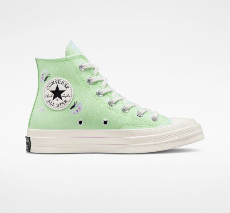 Tenis Converse Chuck 70 Butterfly Wings Altos Mujer Verde Menta | COLOMBIA B2809S