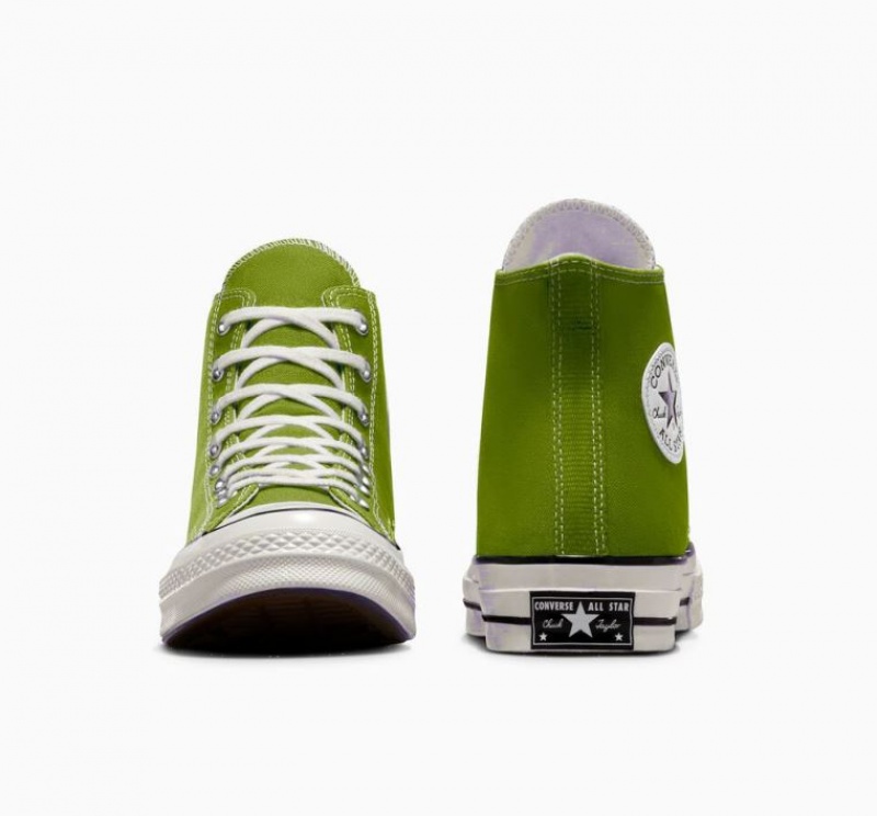 Tenis Converse Chuck 70 Canvas Altos Hombre Verde | COLOMBIA G5246Q