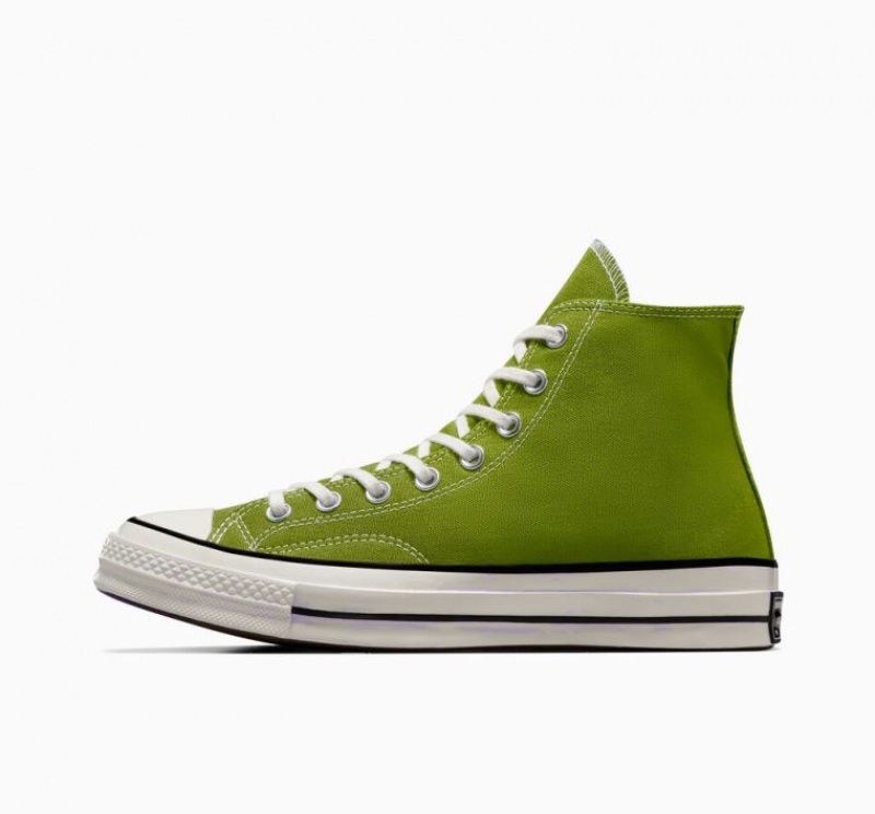 Tenis Converse Chuck 70 Canvas Altos Hombre Verde | COLOMBIA G5246Q