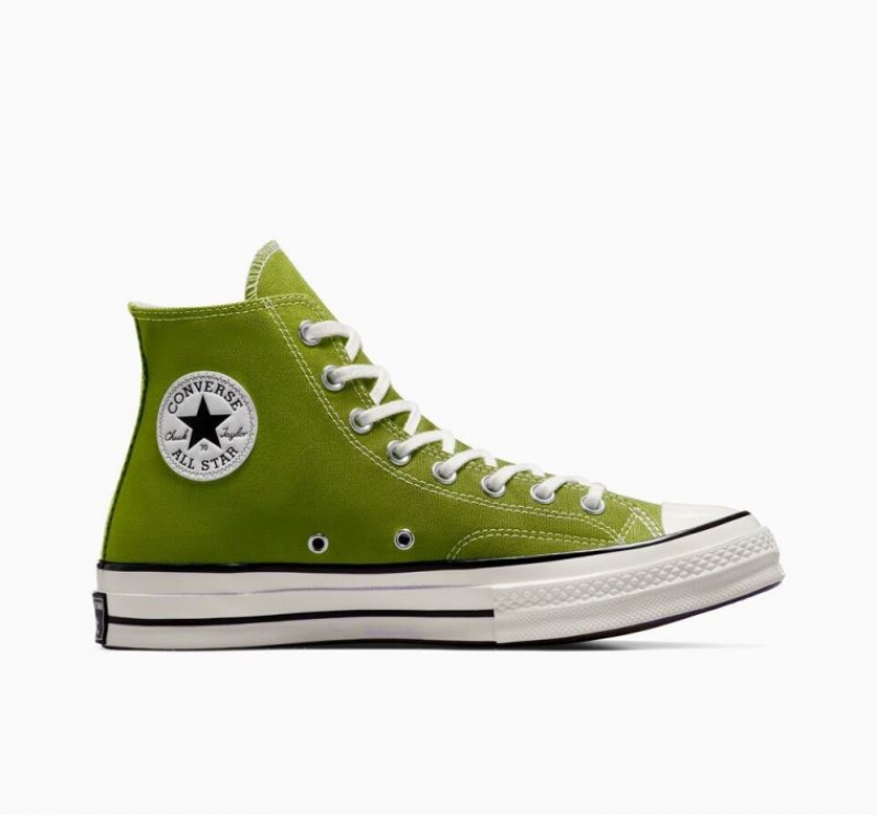 Tenis Converse Chuck 70 Canvas Altos Hombre Verde | COLOMBIA G5246Q