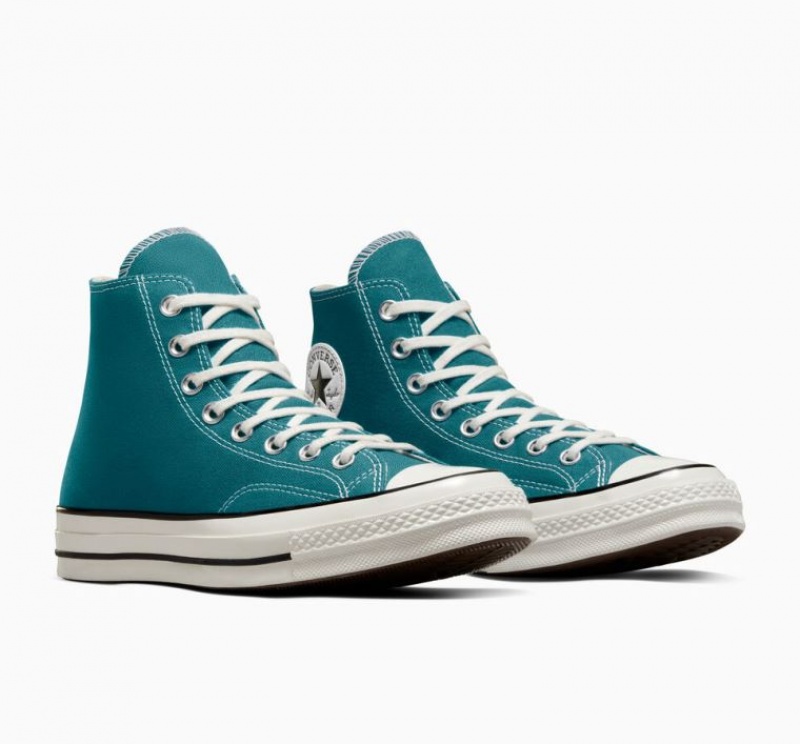 Tenis Converse Chuck 70 Canvas Altos Mujer Turquesa | COLOMBIA F3854W