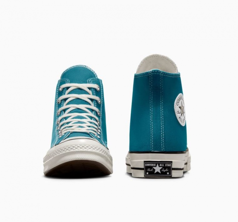 Tenis Converse Chuck 70 Canvas Altos Mujer Turquesa | COLOMBIA F3854W