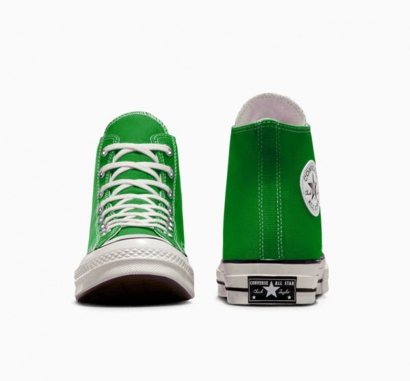 Tenis Converse Chuck 70 Canvas Altos Mujer Verde | COLOMBIA N4270G