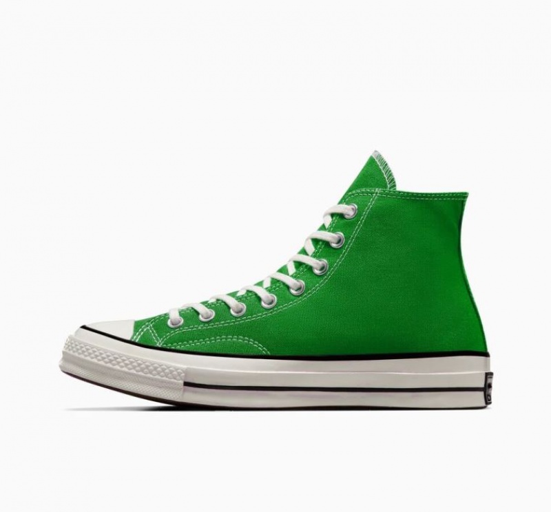 Tenis Converse Chuck 70 Canvas Altos Mujer Verde | COLOMBIA N4270G