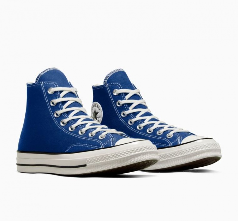 Tenis Converse Chuck 70 Canvas Altos Mujer Azules | COLOMBIA C3748P