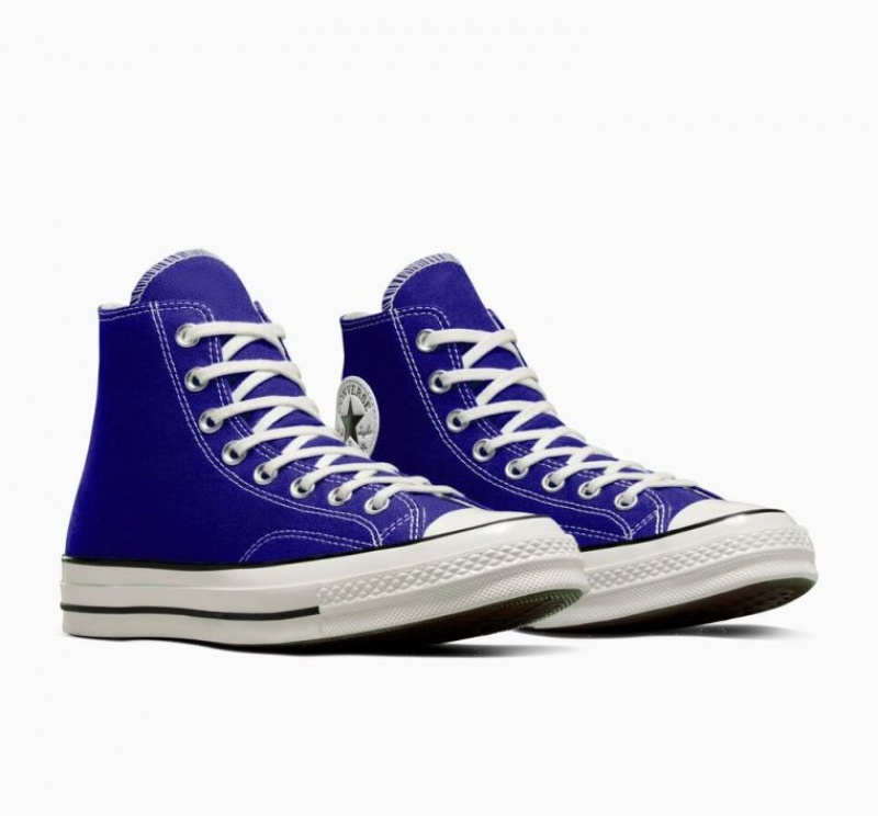 Tenis Converse Chuck 70 Canvas Altos Mujer Azules | COLOMBIA L2635A