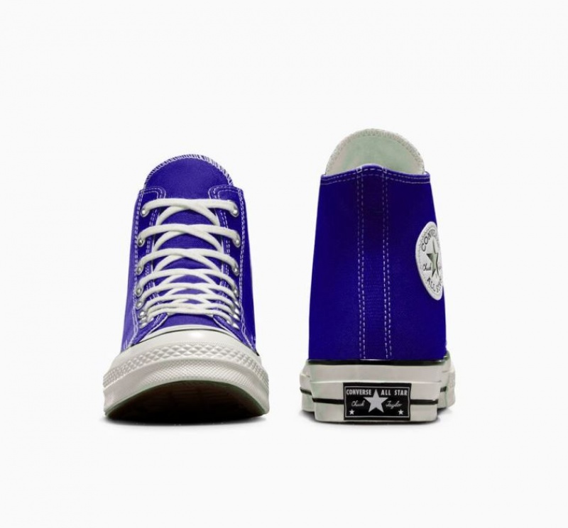 Tenis Converse Chuck 70 Canvas Altos Mujer Azules | COLOMBIA L2635A