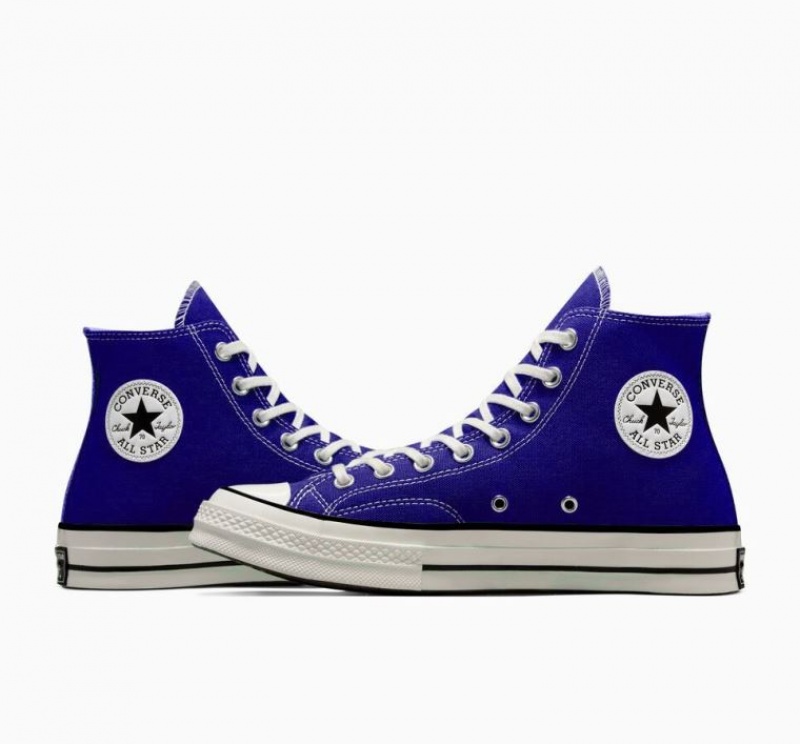 Tenis Converse Chuck 70 Canvas Altos Mujer Azules | COLOMBIA L2635A