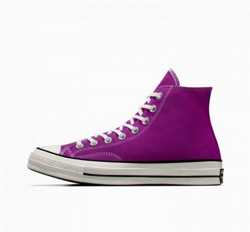 Tenis Converse Chuck 70 Canvas Altos Mujer Moradas | COLOMBIA U5912M