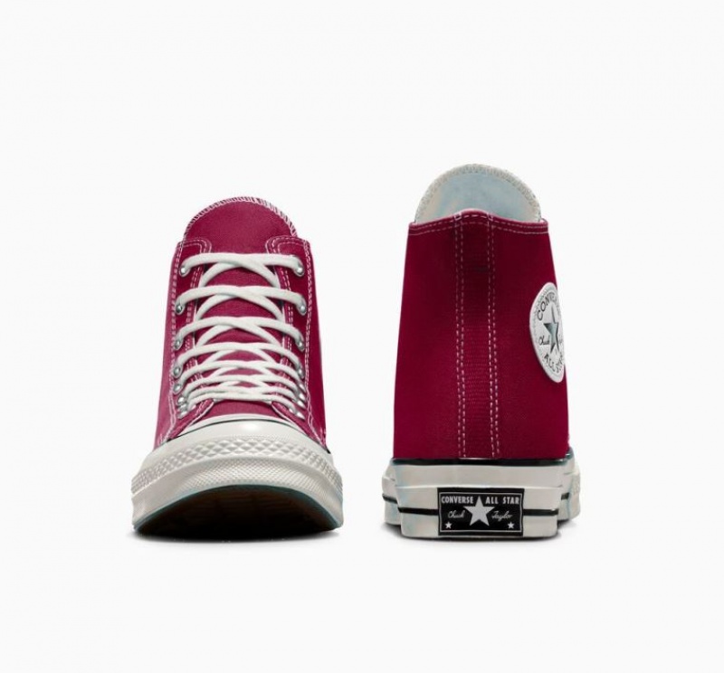 Tenis Converse Chuck 70 Canvas Altos Mujer Rojas | COLOMBIA B9358T