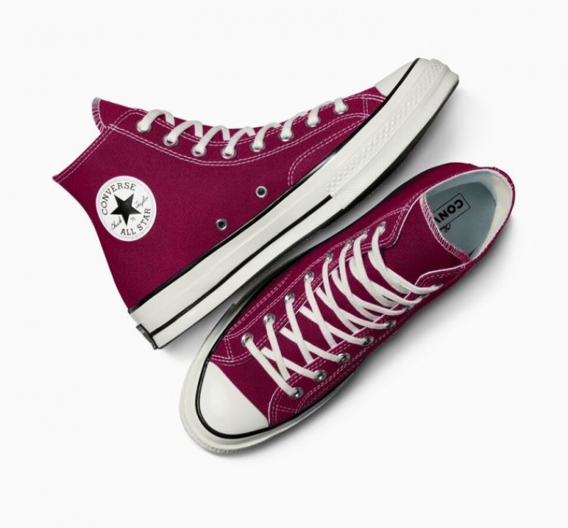 Tenis Converse Chuck 70 Canvas Altos Mujer Rojas | COLOMBIA B9358T