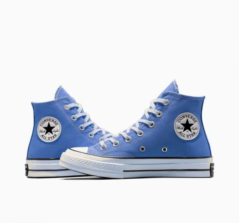 Tenis Converse Chuck 70 Canvas Altos Mujer Azules | COLOMBIA E7560Z