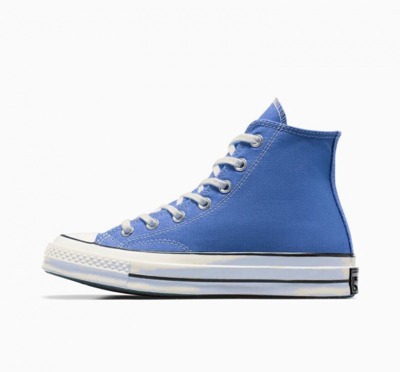 Tenis Converse Chuck 70 Canvas Altos Mujer Azules | COLOMBIA E7560Z