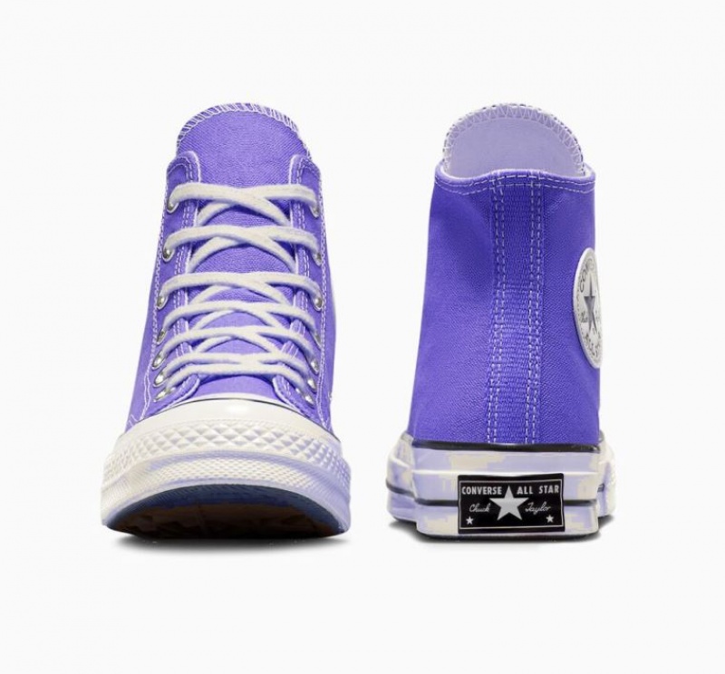 Tenis Converse Chuck 70 Canvas Altos Mujer Azules | COLOMBIA M7813T