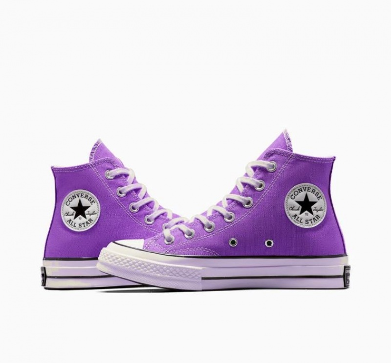 Tenis Converse Chuck 70 Canvas Altos Mujer Moradas | COLOMBIA G0375Z