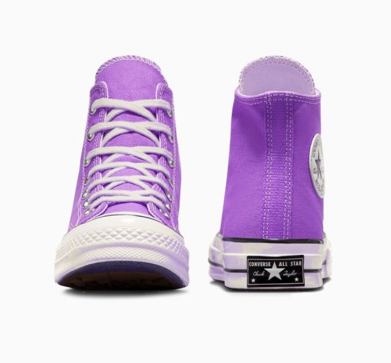 Tenis Converse Chuck 70 Canvas Altos Mujer Moradas | COLOMBIA G0375Z